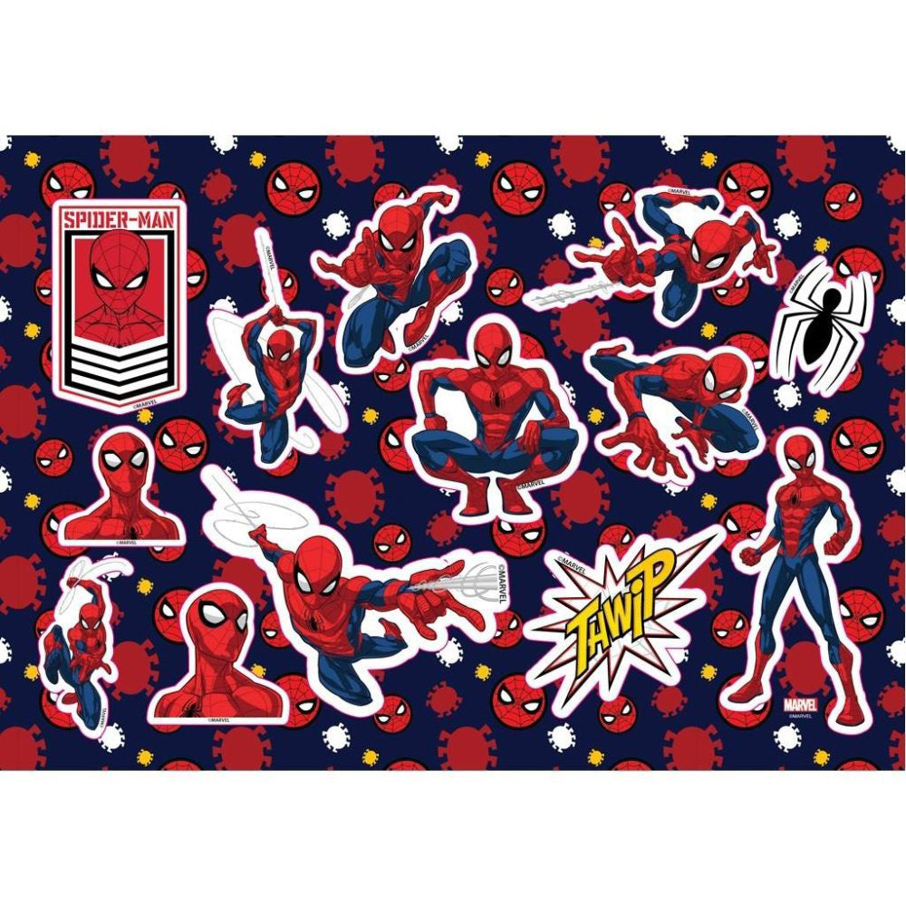 Μπλοκ Ζωγραφικής Spiderman 23x33 Εκ Με Αυτοκόλλητα 2 Σχέδια - 1 Τμχ